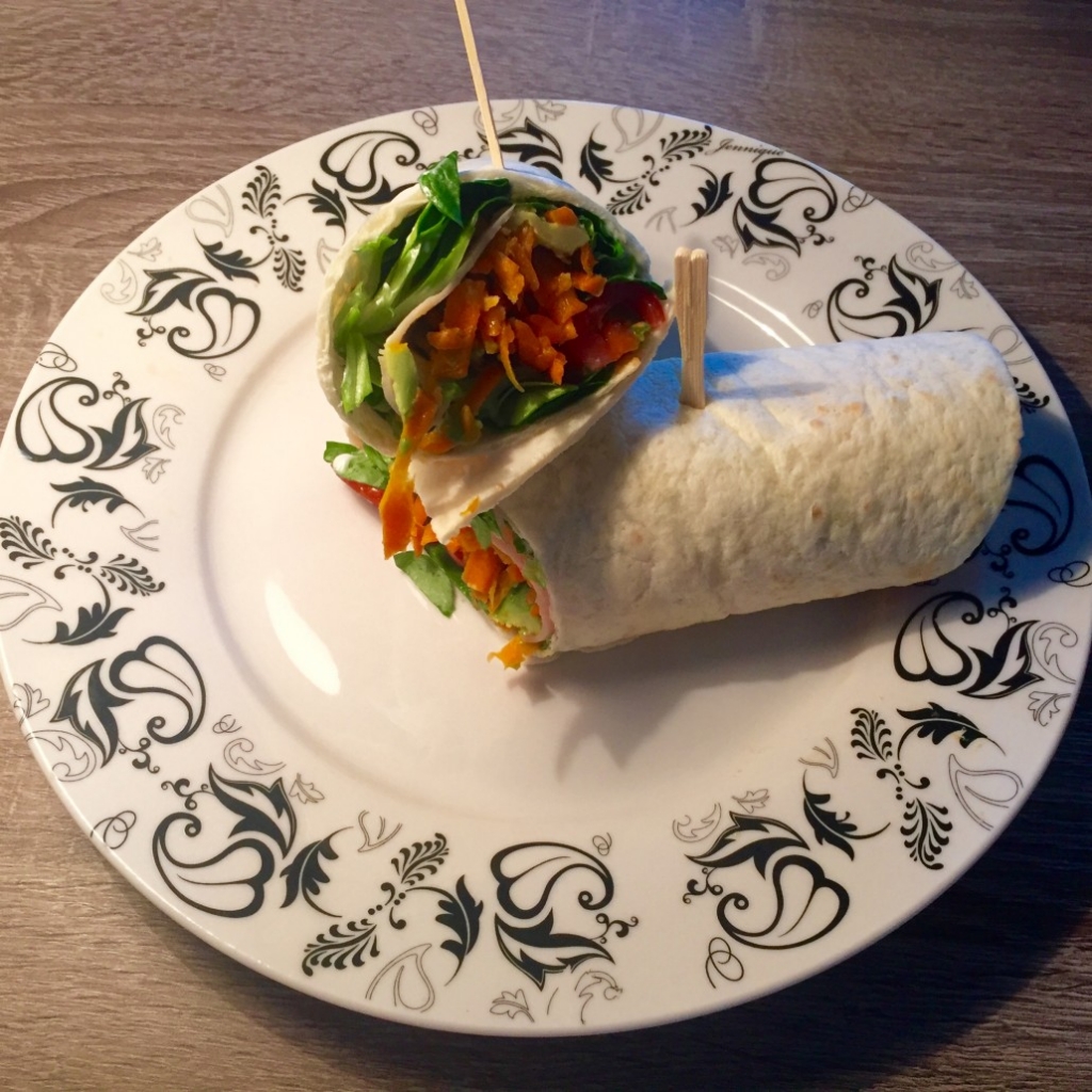 Heerlijke Koude wraps met gegrilde kipfilet