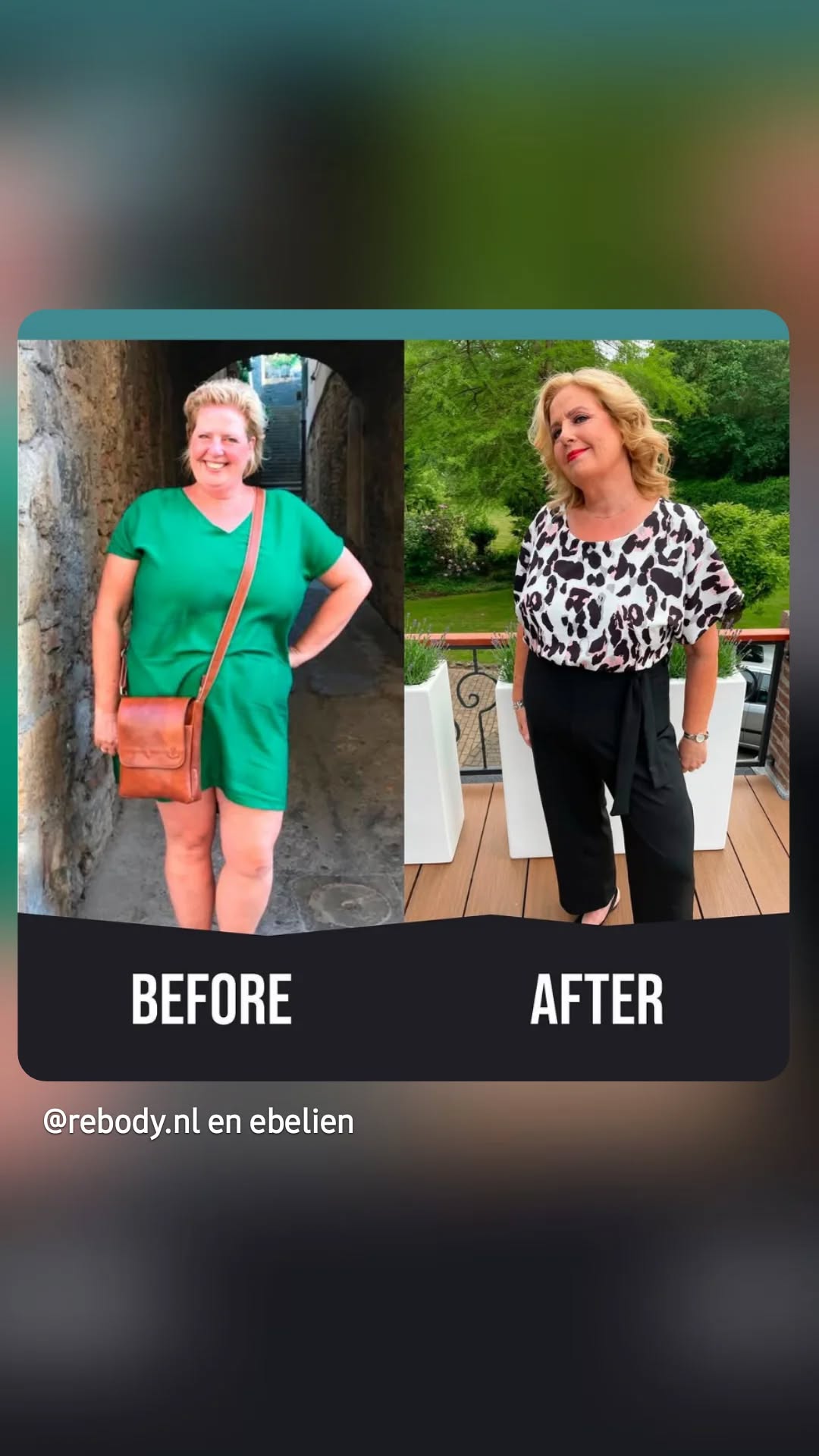 Ebelien, transformatie bij Rebody