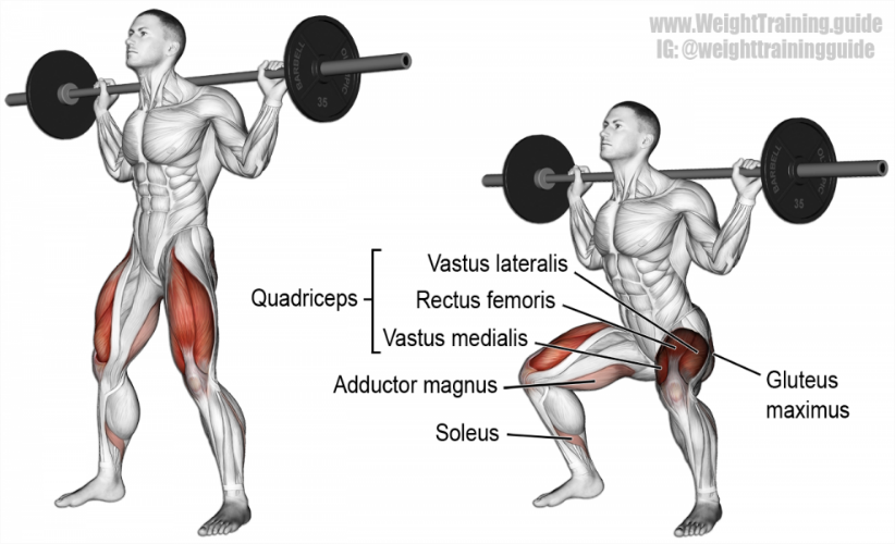 Squat compound oefening voor je benen